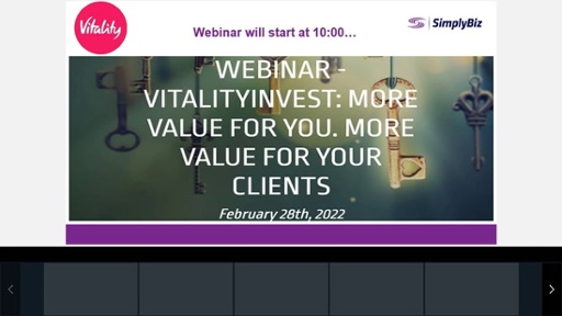 VitalityInvest More value for you More value for your clients
