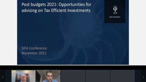 SIFA and SIFA Pro Conference 2021 - Day 2 Session 2 - Tax Efficient Investment