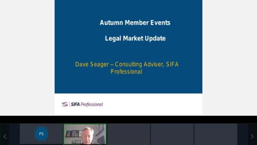 SIFA Member Meetings September 2021 - Legal Update