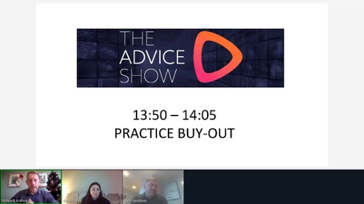 The Advice Show December 2020 - Practice buy-out