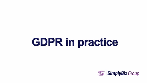 GDPR In Practice - Mark Greenwood