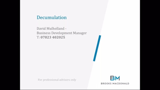 Decumulation - Understanding The Risks