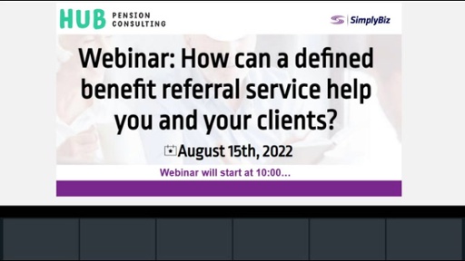 HUB PC - How can a defined benefit referral service help you and your clients?