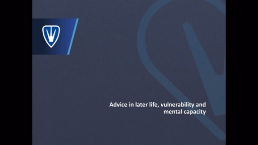 Advice in later life, vulnerability and mental capacity with Billy Brown of TriplePoint on June 22nd 2021