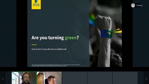 Aviva - Are you turning green? And we don't mean like the incredible hulk