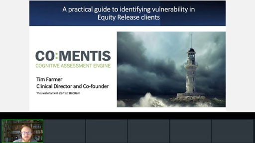 Co:mentis - A practical guide to identifying vulnerability in Equity Release customers