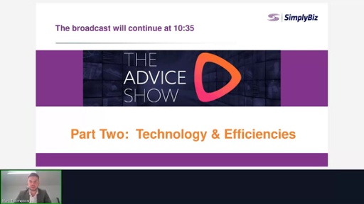 Advice Show 21 May - Technology And Efficiencies