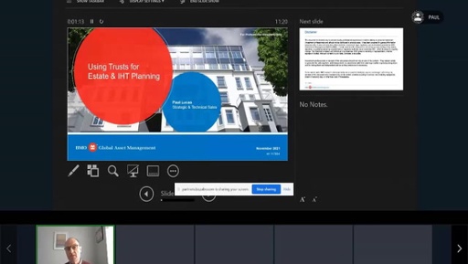 SIFA and SIFA Pro Conference 2021 - Workshop B - Using Trusts For Estate And Iht Planning