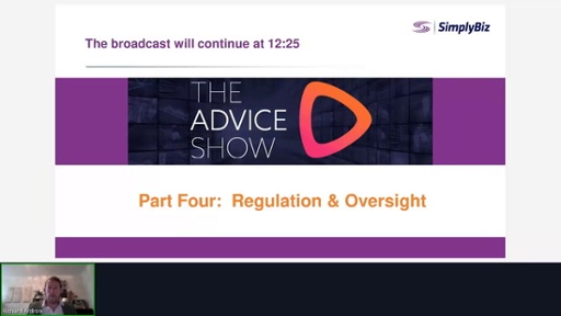 Advice Show 21 May - Regulation And Oversight