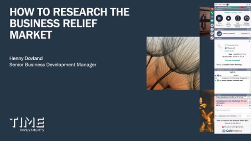 How to research the Business Relief market